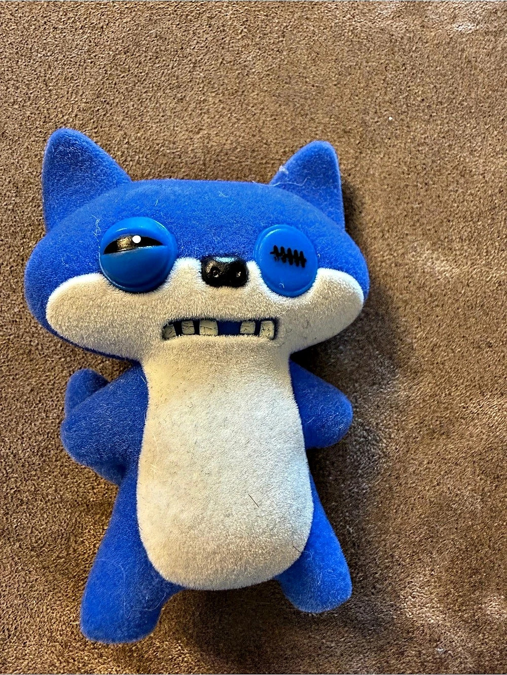 Fuggler Alley Cats Cheezee Blue 9-Inch Plush Toy